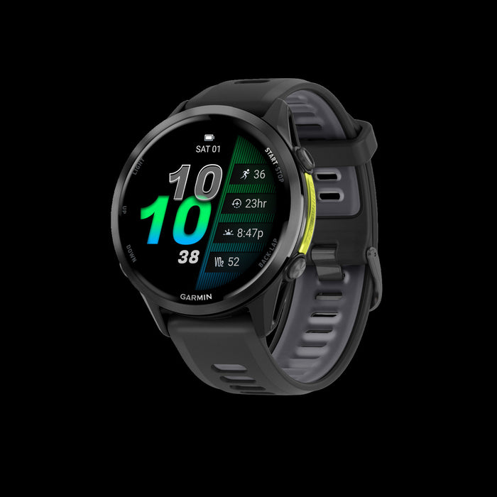 Garmin Forerunner 970 Smartwatch 47mm, Amoled, Carbon Gray Titanium, Gps Fitness Tracker, Running, Triathlon, 15-day Battery