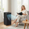 HOMCOM 10,000 BTU Air Conditioner, Quiet AC Unit with Remote Control, Black