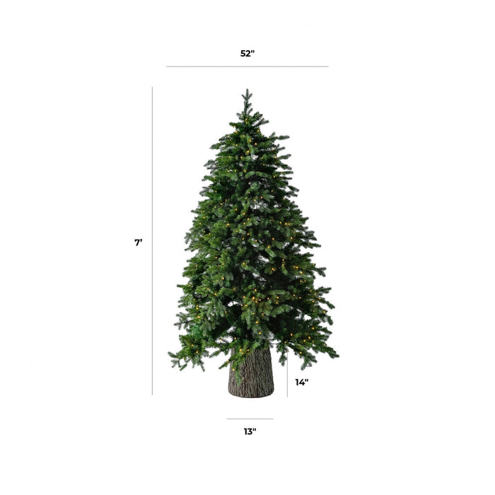 Fraser Fir 7' Pre-Lit Christmas Tree