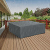 Outsunny Patio Furniture Covers Waterproof 600D, 80.7" x 75.6" x 24", Grey