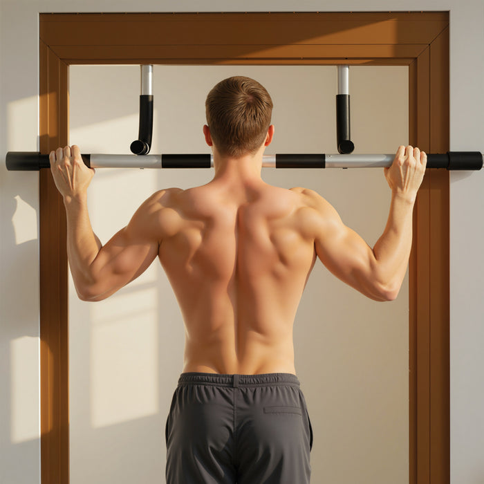 Soozier Pull-Up Bar for Doorway, Home Fitness Door Horizontal Chin up Bar