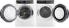 Electrolux 5.2 Cu. Ft. Front Load Washer and 8.0 Cu. Ft. Perfect Steam™ Electric Dryer - Matte White  | Laveuse à chargement frontal de 5,2 pi3 et sécheuse électrique Perfect SteamMC de 8,0 pi3 d’Electrolux - blanc mat