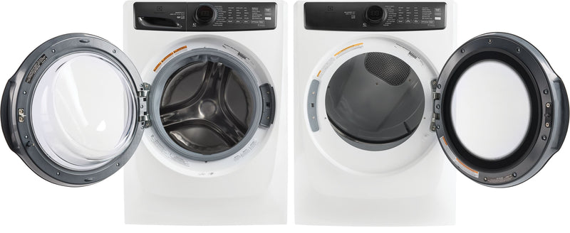 Electrolux 5.2 Cu. Ft. Front Load Washer and 8.0 Cu. Ft. Perfect Steam™ Electric Dryer - Matte White 