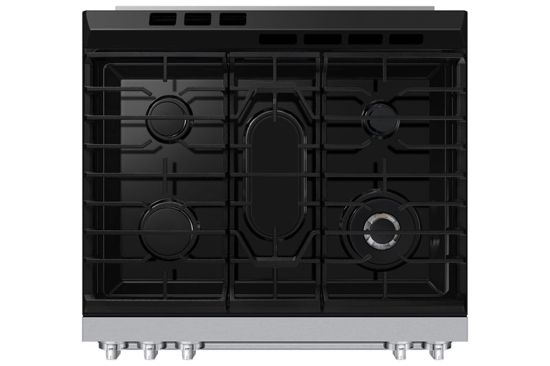 Samsung 6.0 Cu. Ft. Gas Slide-In Flex Duo™ Range with Air Fry Max – Silver - NSG90H60DRAA