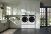 Electrolux 5.2 Cu. Ft. Front Load Washer and 8.0 Cu. Ft. Perfect Steam™ Electric Dryer - Matte White  | Laveuse à chargement frontal de 5,2 pi3 et sécheuse électrique Perfect SteamMC de 8,0 pi3 d’Electrolux - blanc mat