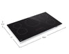 LG 36” Smart Induction Cooktop with UltraHeat™ 4.3kW Element – Black - CBIH3613BE | Surface de cuisson intelligente à induction LG de 36 po avec élément UltraHeatMC de 4,3 kW - noire - CBIH3613BE