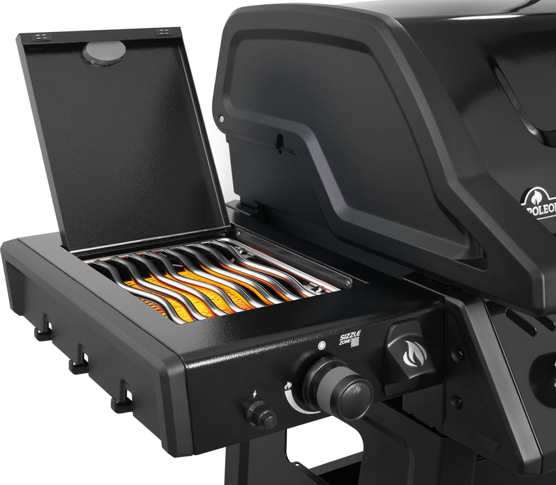 Napolean Freestyle™ PRO 365 43,000 BTU Gas Grill with Infrared Side Burner – Matte Black - FP365DSIBNMK-1