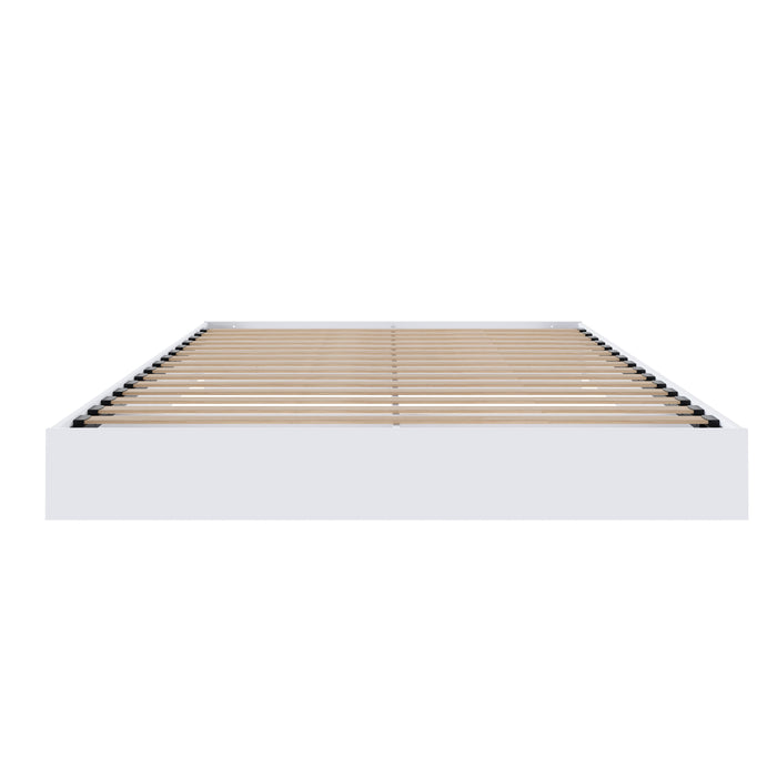 Nordika Full Platform Bed - White