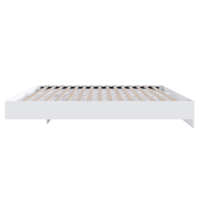 Nordika Full Platform Bed - White