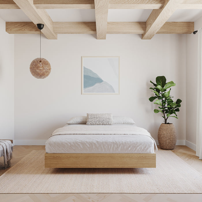 Nordika Full Platform Bed - Natural Maple