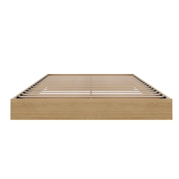 Nordika Full Platform Bed - Natural Maple
