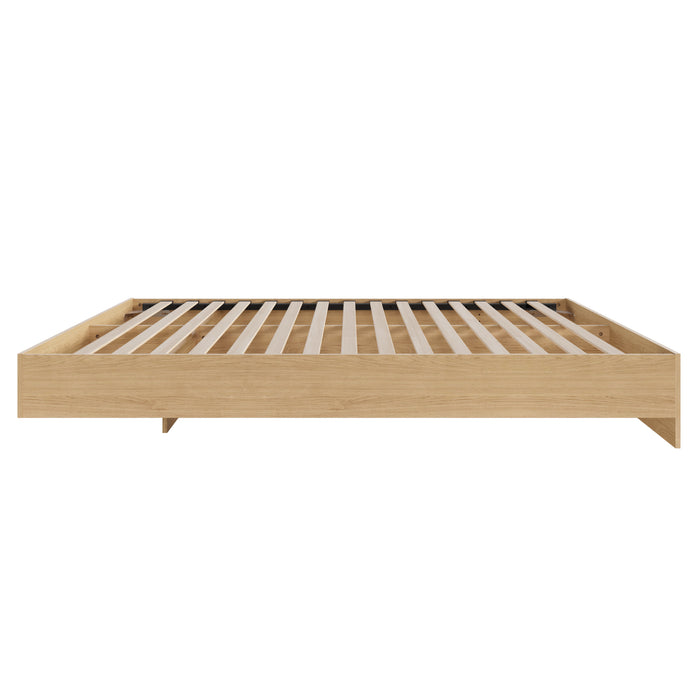 Nordika Full Platform Bed - Natural Maple