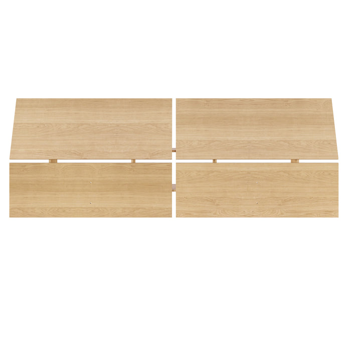 Nordika Queen Panoramic Panel Headboard - Natural Maple