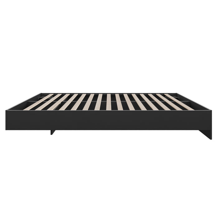 Nordika Queen Platform Bed - Black