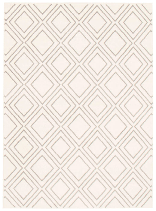 August Geod White-Grey 7'10\" x 10'2\" Area Rug
