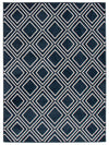 August Geod Navy-White 7'10\" x 10'2\" Area Rug