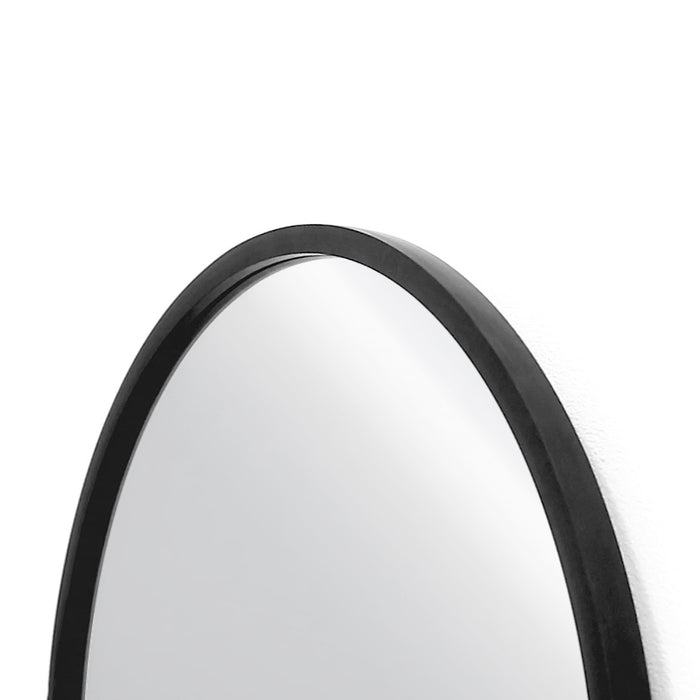 Umbra Hub Decorative Round 37\" x 37\" Wall Mirror - Black
