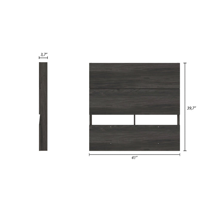 Nordika Twin Panel Headboard - Grey
