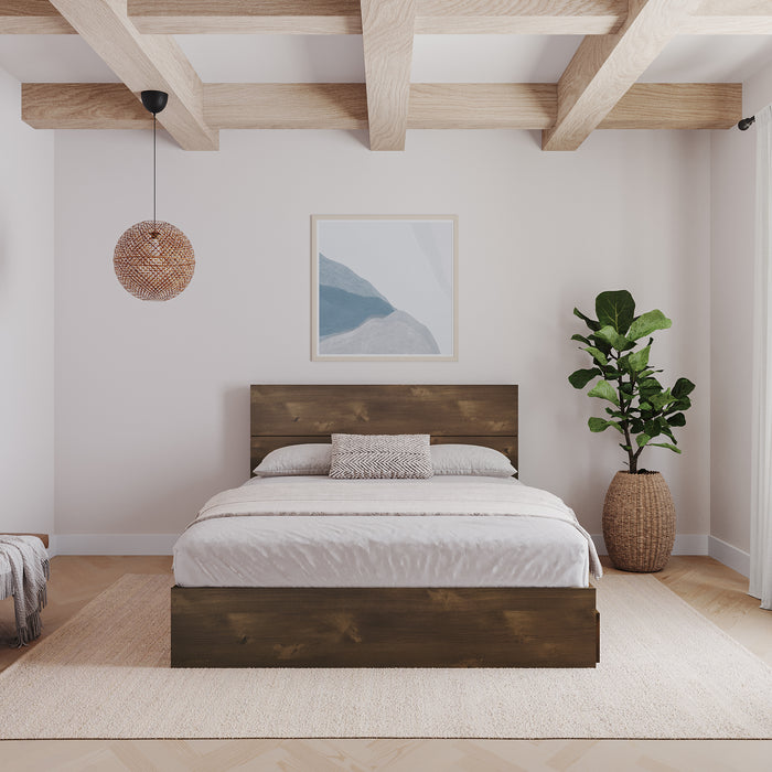 Nordika Full Panel Headboard - Truffle