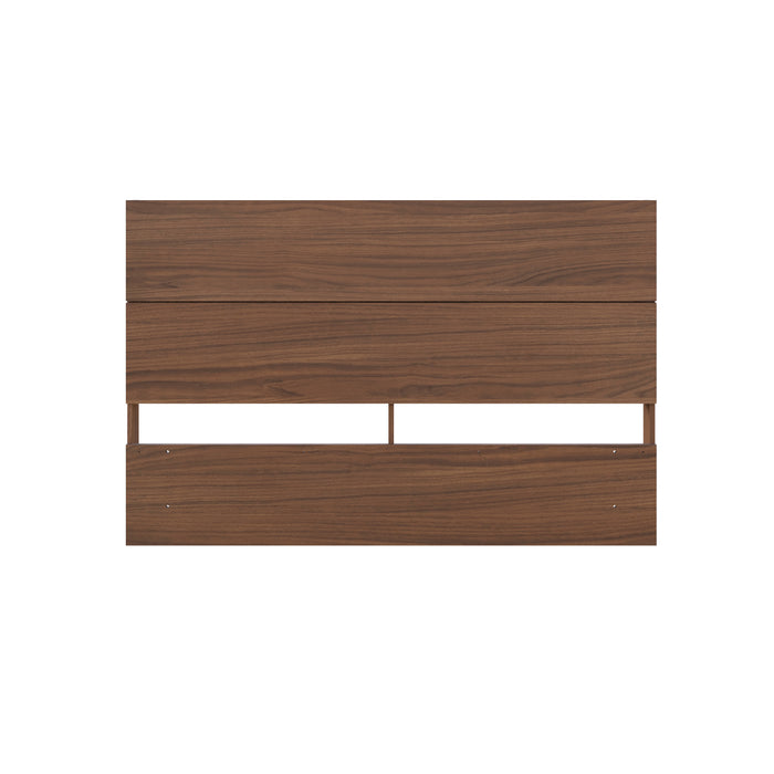 Nordika Full Panel Headboard - Walnut