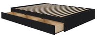Nordika Full Storage Platform Bed - Black 