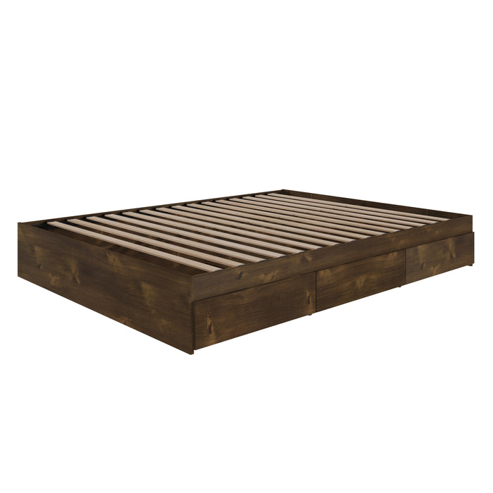 Nordika Queen Platform Bed - Truffle
