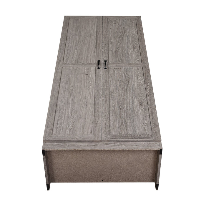 Manhattan Comfort Hopkins Modern Storage Closet - Grey