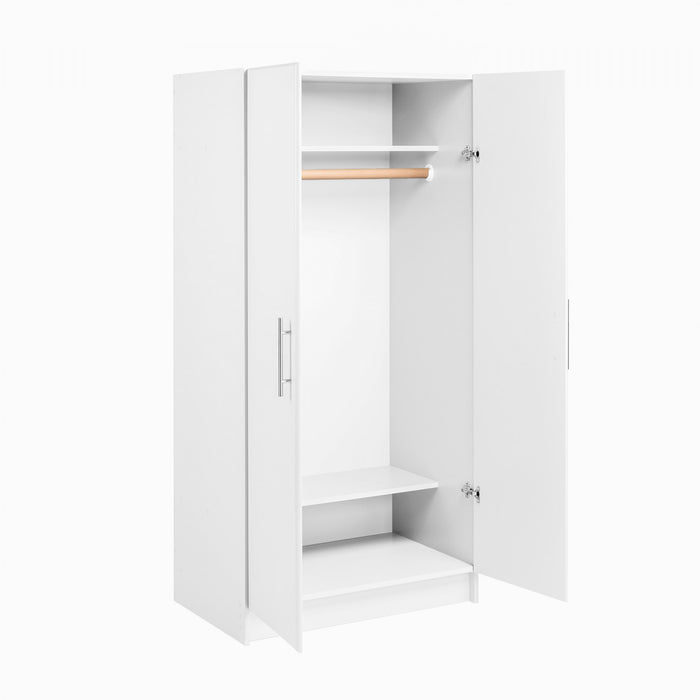 Elite 32\" Wardrobe Cabinet - White