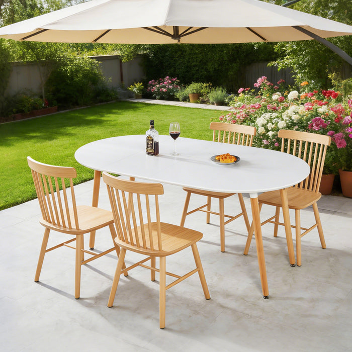 Emma Multi-Purpose Round Dining Table with Extendable