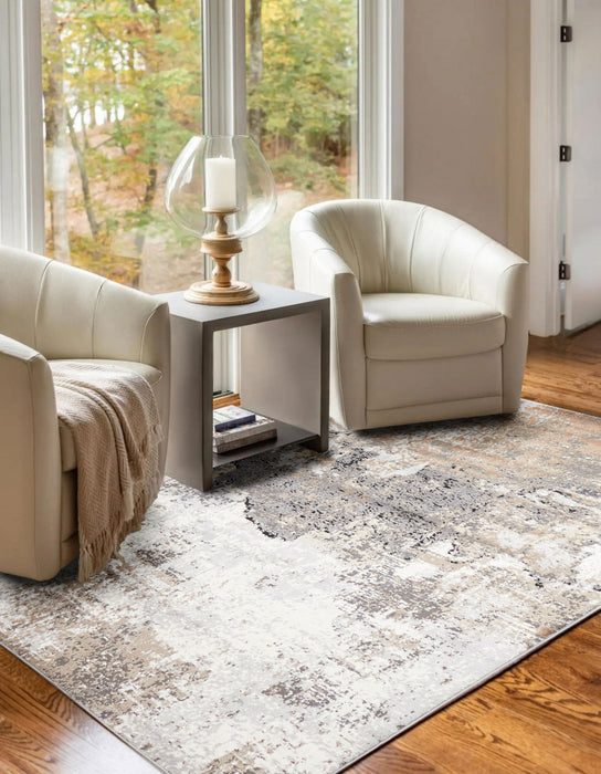 Paradox Traditional 2'8\" x 8'2\" Runner Rug in Taupe Indoor Area Rug