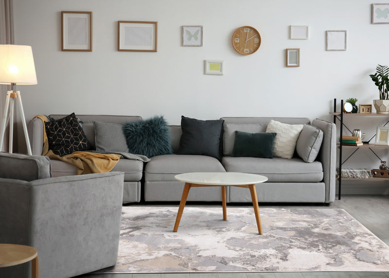 London Wavy Ocean Area Rug - 6'7\" x 9'6\"