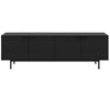 Nordika Hamilton 70\" TV Stand with 4 Storage Cabinets - Black