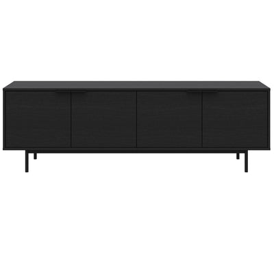 Nordika Hamilton 70" TV Stand with 4 Storage Cabinets - Black | Meuble pour téléviseur Hamilton de Nordika de 70 po avec 4 armoires de rangement - noir