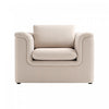 Haven Contemporary Modern Upholstered Accent Chair in Wheat | Fauteuil d’appoint contemporain et moderne Haven, rembourre, coloris ble