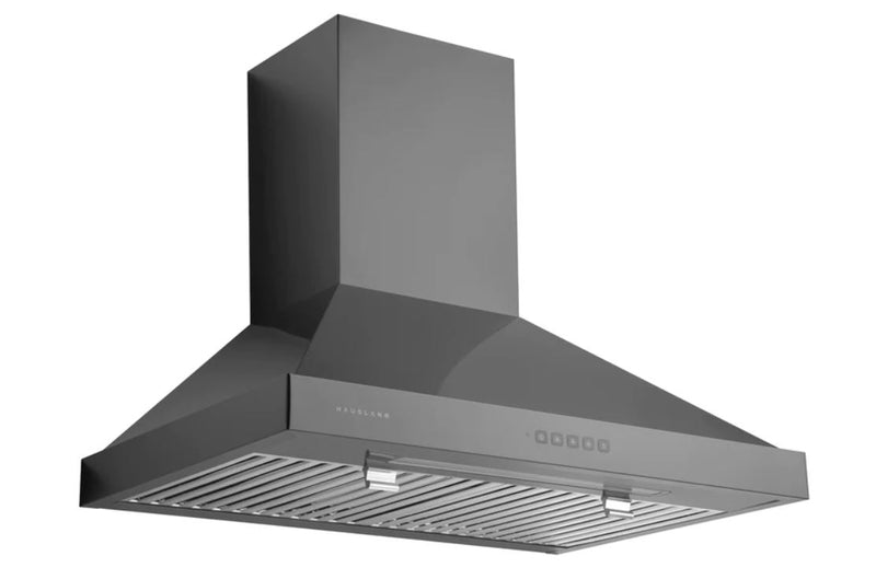 Hauslane 30\" Wall Mount Black Stainless Steel Range Hood - WM-590BSS-30