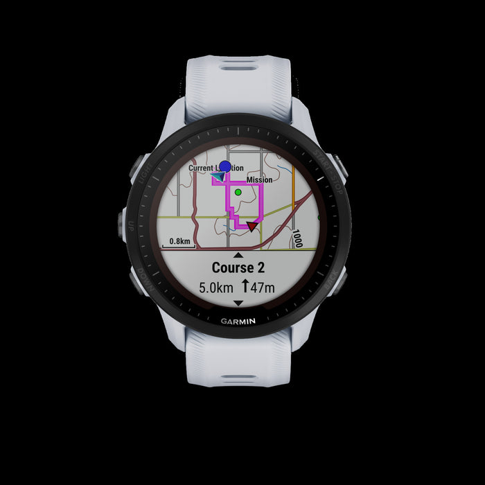 Garmin Forerunner® 955 Solar Gps Smartwatch - Fitness Tracking With Solar Charging - Whitestone