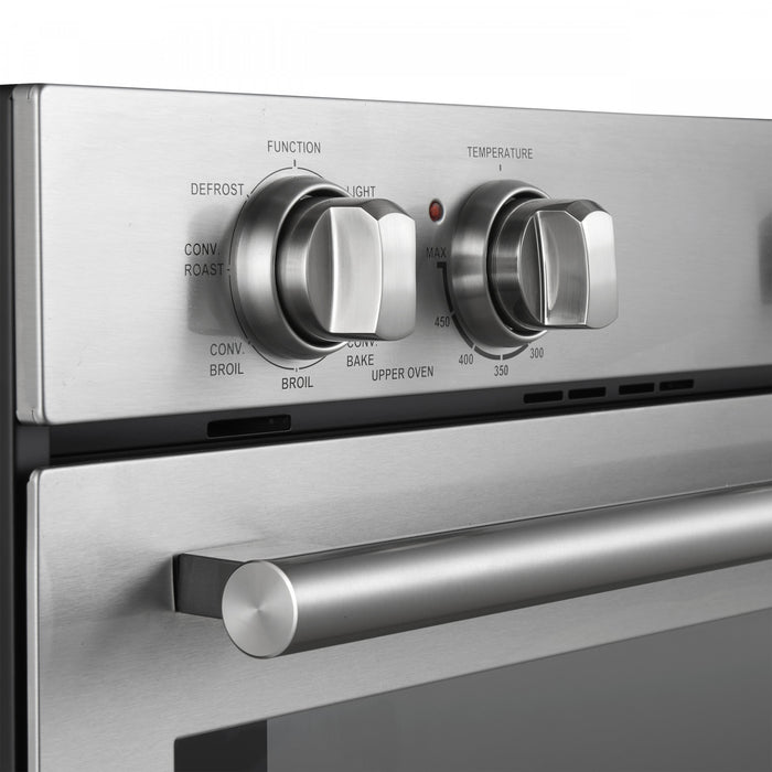 Forno Vomero 30 Inch Electric Double Wall Oven in Stainless Steel, 5 cu. ft. Convection Oven - FBOEL1324-30