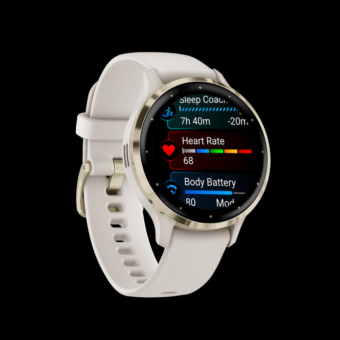 Garmin Venu® 3s Gps Smartwatch - Health Tracker W/14 Days Battery Life, 41mm - Ivory Case