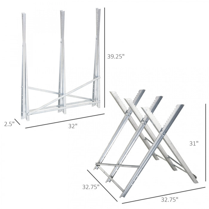 Durhand 220 Lbs Capacity Portable Sawhorse