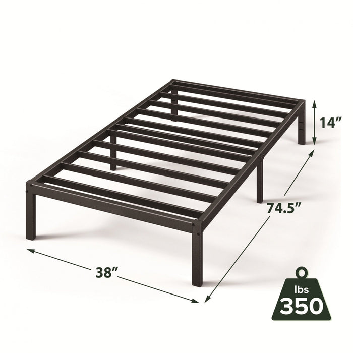 Yelena Metal Platform Bed - Twin Size
