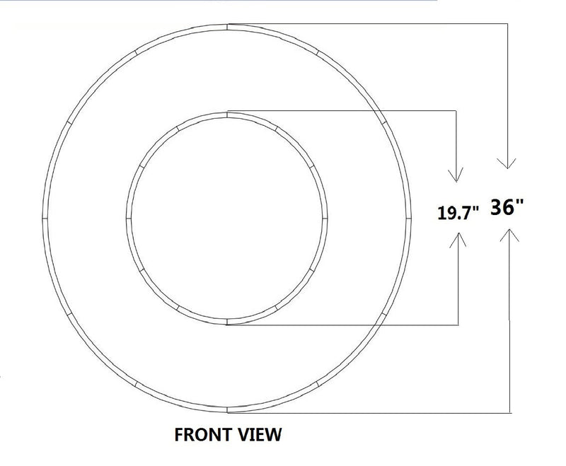 Penn Black 47.24\" Mirror
