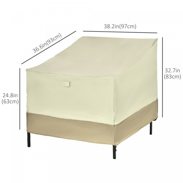 Outsunny 38.2\" Single Seat Chair Sofa Cover