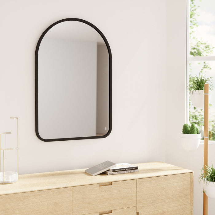 Umbra Hub Arched Mirror - Black