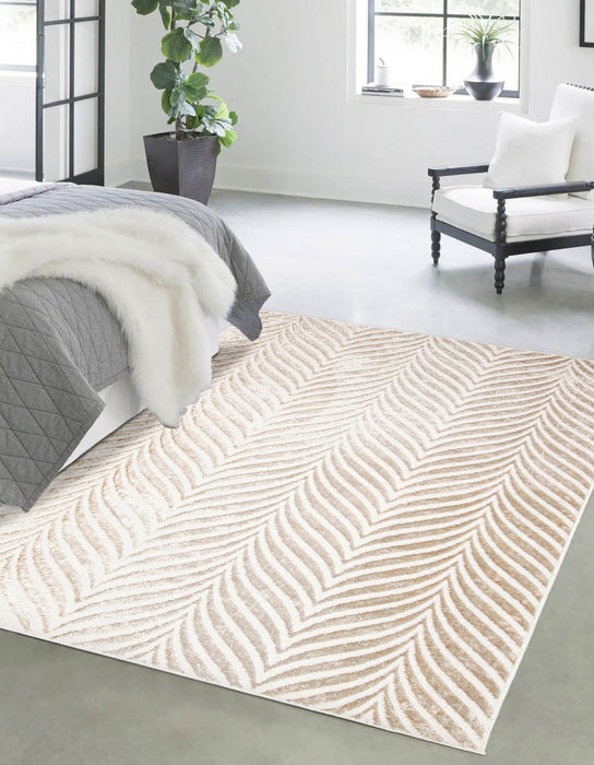 Roman Ivory Area Rug - 5'0\" x 8'0\"