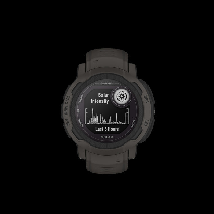 Garmin Instinct® 2 Solar Gps Smartwatch - Durable Rugged Design With Solar Charging - Graphite