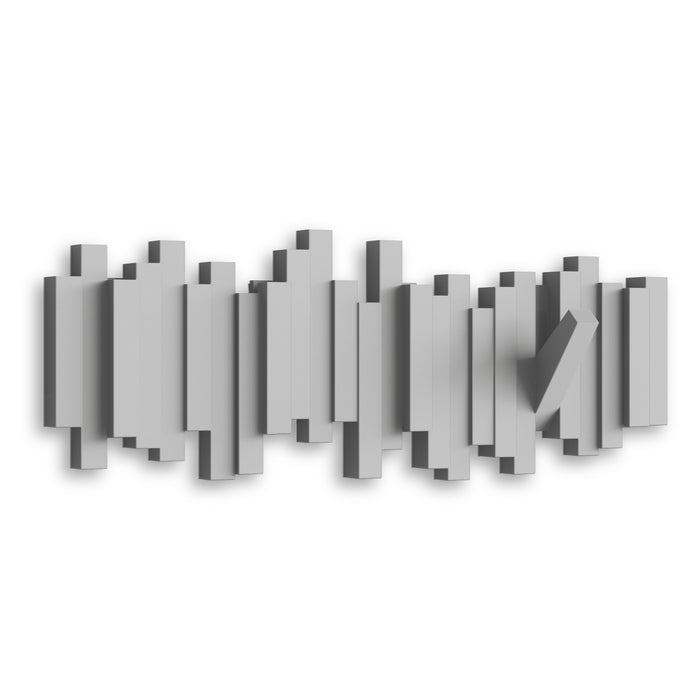 Umbra Modern Sticks Wall-Mounted Coat Rack - Grey