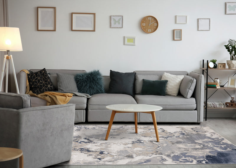 London Abstract Indoor Area Rug - 7'10\" x 10'6\"