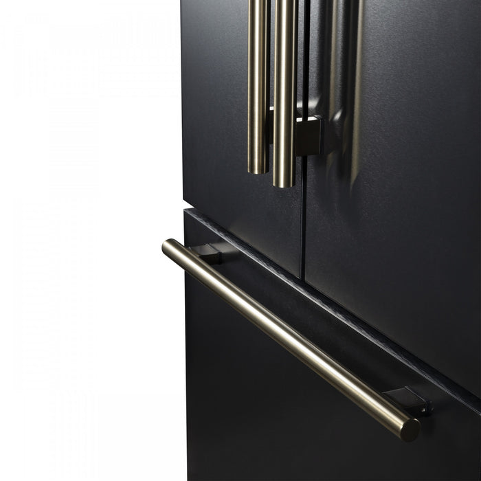 Forno Rivello 36 Inch Black French Door Refrigerator, Energy Star Certified - FFFFD1783-36BLK