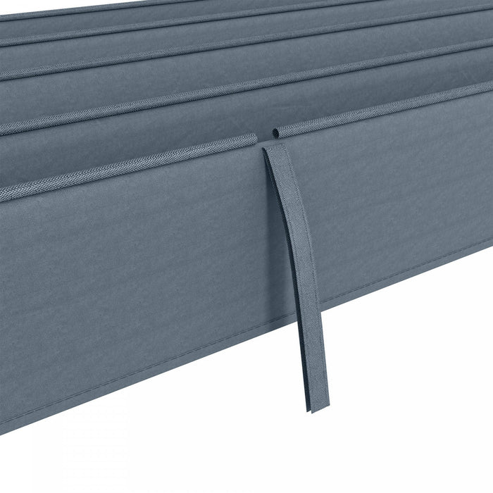 Outsunny Retractable Pergola Roof, Sun Shade Cover For 9.8' X 7.1' Pergola