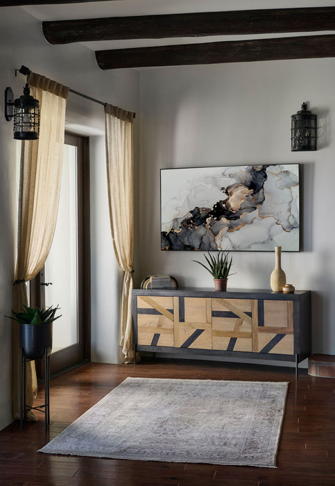 Selena Traditional 8'0\" x 10'0\" Area Rug in Grey Indoor Area Rug